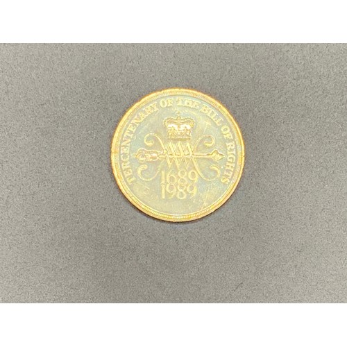 96 - Elizabeth II 1989 Bill of Rights £2 Coin