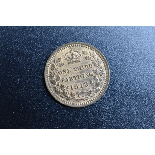 68 - Malta - 1/3 Farthing - George V - 1913