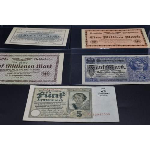 73 - Selection of German Bank Notes