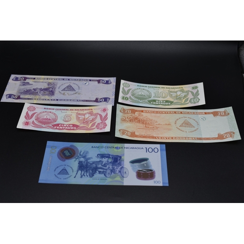 79 - Selection of Bank Notes from Nicaragua