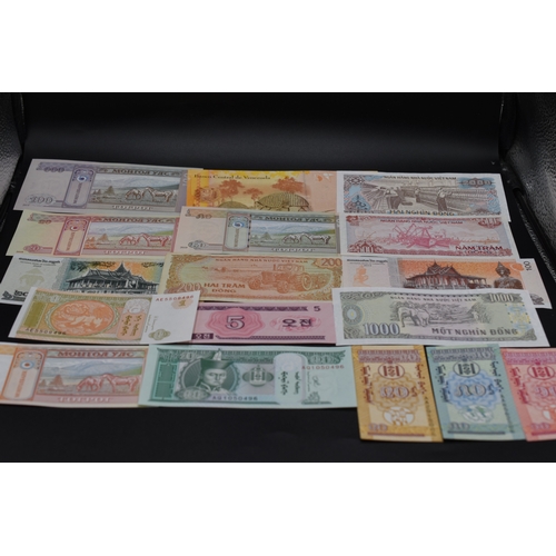 84 - Collection of Uncirculated World Wide Banknotes