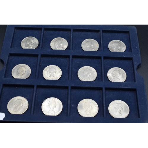 110 - Date Run of 12 Elizabeth II Half Crowns (1953 to 1964)