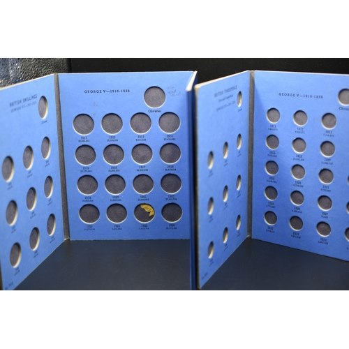 1 - Three Collectors Coin Folders, one to include a Selection of Approx. 20 Half Crown Coins