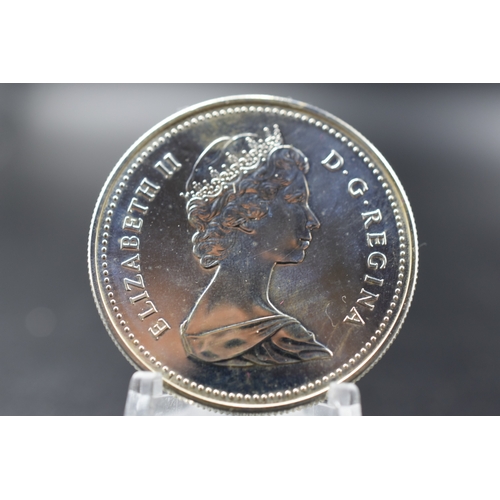 54 - Silver - 1 Dollar - Canada - Elizabeth II - World University Games - 1983