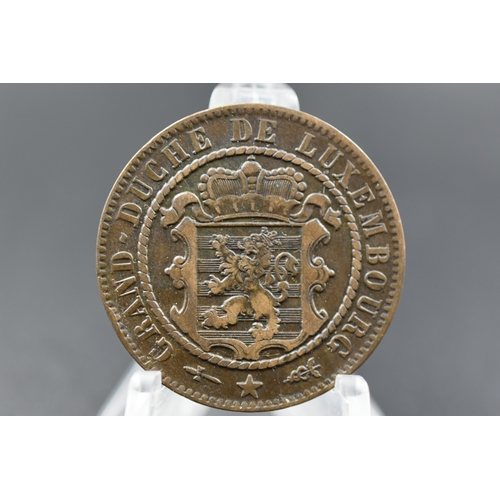 85 - Luxembourg - 10 Centimes - Willem III - 1870