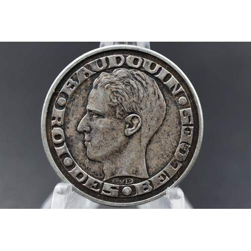 89 - Silver - Belgium - 50 Francs - Baudouin I - 1958