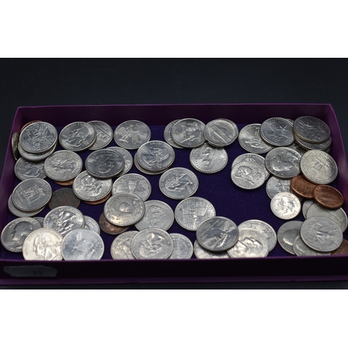 12 - Selection of USA Coinage including State Qtr Dollars