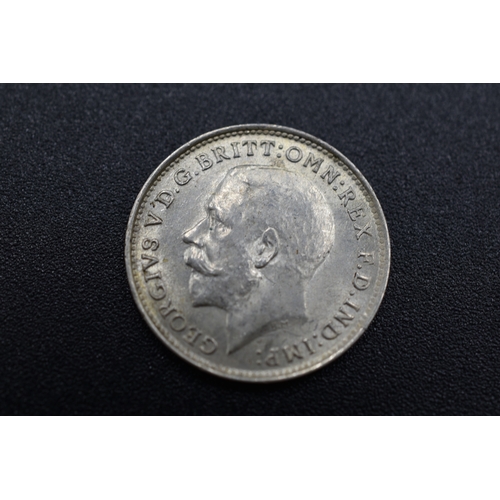 Silver - George V - 3 Pence - 1918