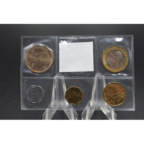 41 - Chile -  Set of Five Coins