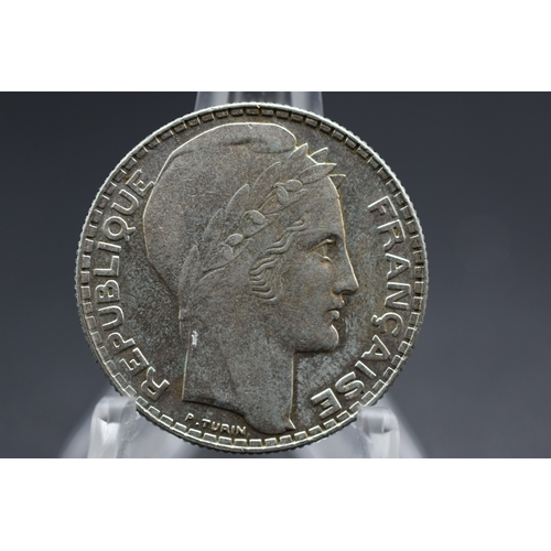 61 - Silver - France - 10 Francs - 1938