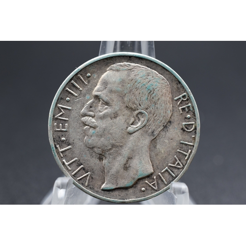 66 - Silver - Italy - Victor Emmanuel III - 10 Lire - 1927