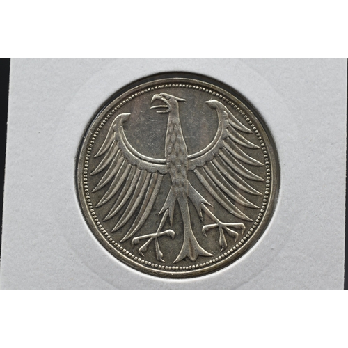 77 - Silver - Germany Federal Republic - 5 Deutsche Mark - 1951