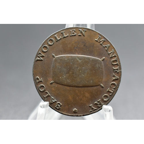 95 - Uk - 1/2 Penny - Shropshire - Shrewsbury - 1794