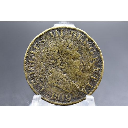 100 - George III - Half Crown - 1819