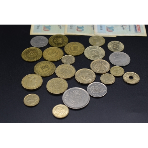 76 - Selection of Coinage from Spain, Italy, Cyprus and Tunisia