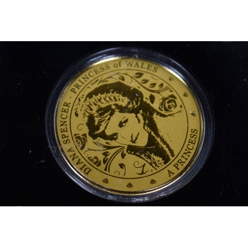 78 - Gold 999 (24ct) - Diana Spencer - A Princess - Congo - 100 Frans CFA - 2022 - Proof Complete with Ce... 