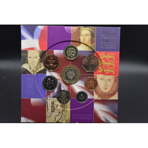 Royal Mint 2002 United Kingdom Brilliant Uncirculated Coin Set