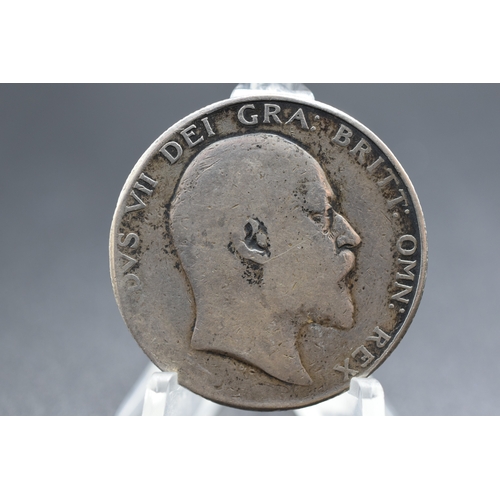 Silver - Edward VII - Half Crown - 1903 (Key Date)