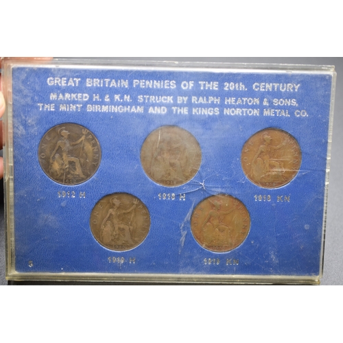 63 - Coin Collections to include - Royal Mint 1983, Great Britain Pennies 1912 - 1919 and The Wedding of ... 