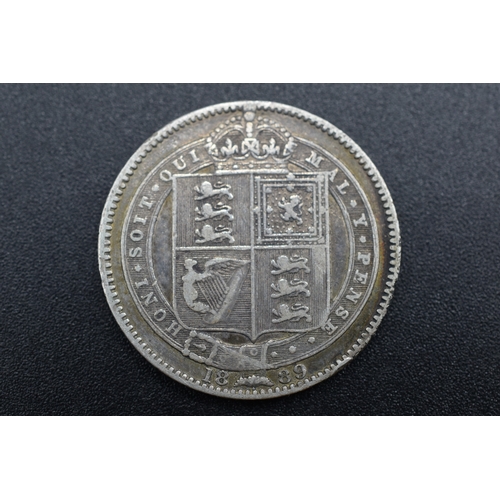 84 - Silver - Victoria - One Shilling - 1889