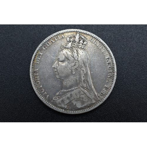 84 - Silver - Victoria - One Shilling - 1889