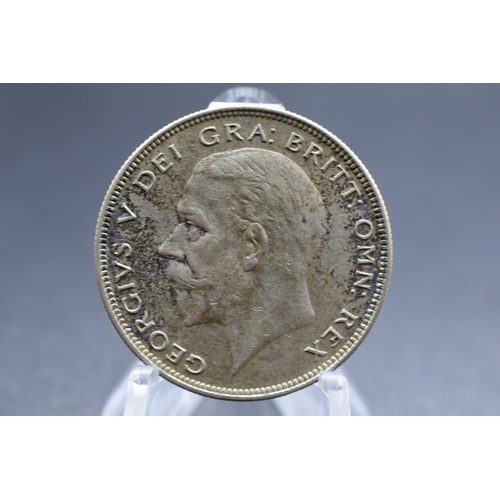 100 - Silver - George V - Half Crown - 1936