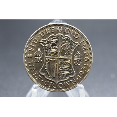 66 - Silver - George V - Half Crown - 1931