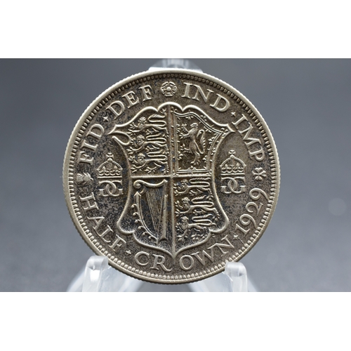 68 - Silver - George V - Half Crown - 1929