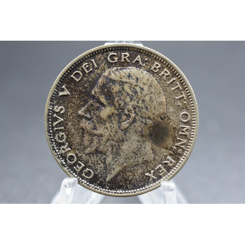 70 - Silver - George V - Half Crown - 1934