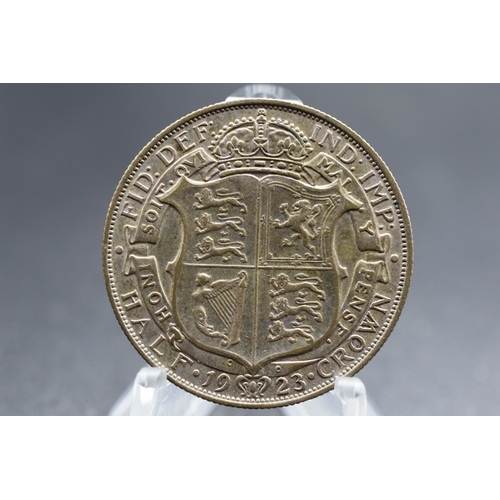 71 - Silver - George V - Half Crown - 1923