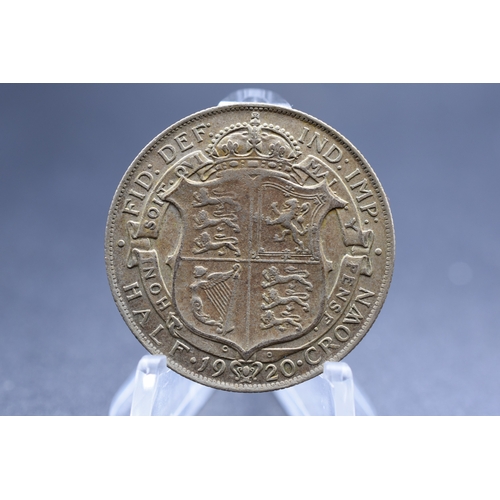 72 - Silver - George V - Half Crown - 1920