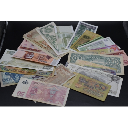 Twenty Five Mixed Worldwide Bank Notes