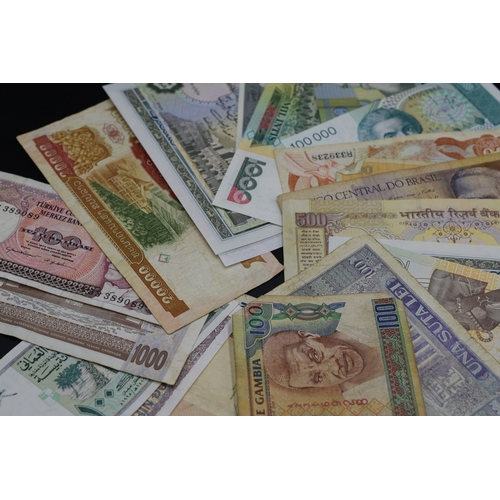 75 - Twenty Five Mixed Worldwide Bank Notes