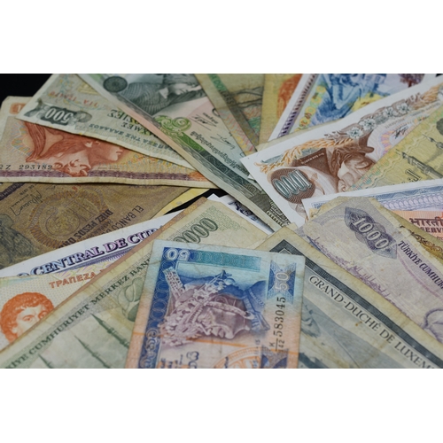 77 - Twenty Five Mixed Worldwide Bank Notes