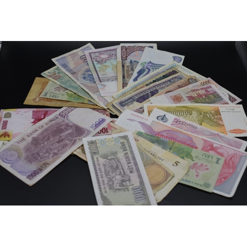 78 - Twenty Five Mixed Worldwide Bank Notes