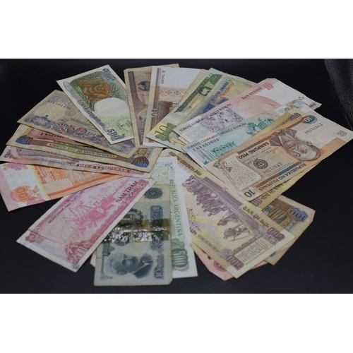 81 - Twenty Five Mixed Worldwide Bank Notes