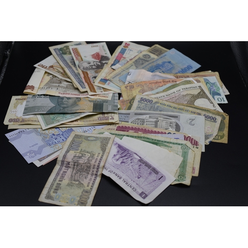 86 - Fifty Mixed Worldwide Bank Notes