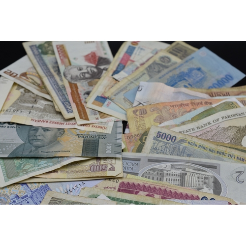 86 - Fifty Mixed Worldwide Bank Notes