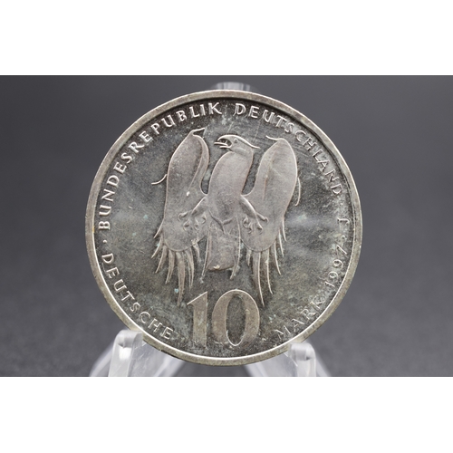 65 - Silver - 10 Deutsche Mark Melanchthon - Germany - 1997