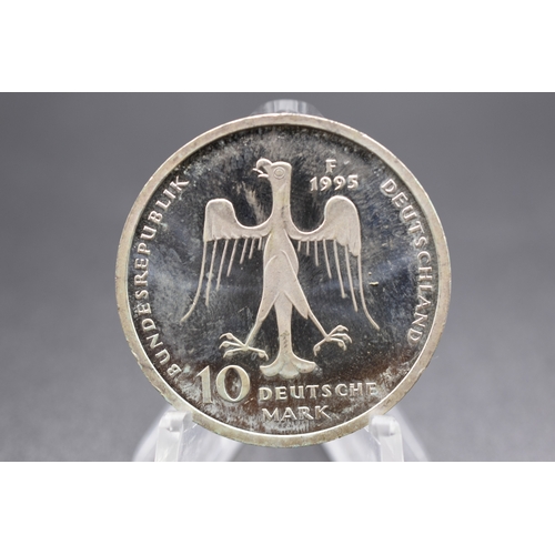 67 - Silver - 10 Deutsche Mark 800th Anniversary of the Death of Henry the Lion - Germany - 1995