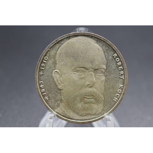 69 - Silver - 10 Deutsche Mark Robert Koch - 1993