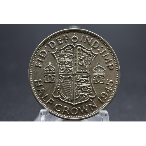 78 - Silver - George VI - Half Crown - 1945