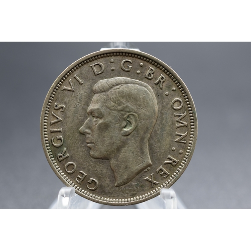 80 - Silver - George VI - Half Crown - 1942