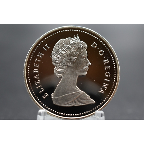 82 - Silver - 1 Dollar - Elizabeth II Saint-Maurice Ironworks - Canada - 1988