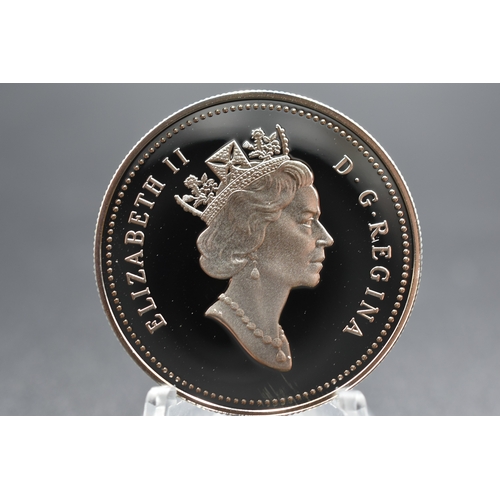 83 - Silver - 1 Dollar - Elizabeth II Kingston Stagecoach - 1992