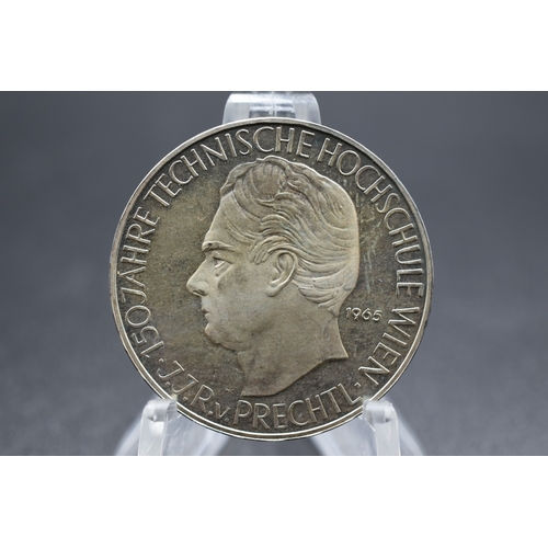 89 - Silver - 25 Schilling Technische Hochschule Wien - 1965