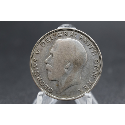 Silver George V Half Crown - 1925