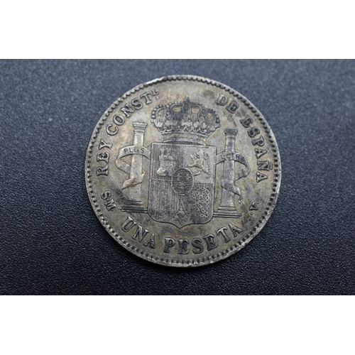 60 - Silver - Spain - 1 Peseta - Alfonso XIII - 1903