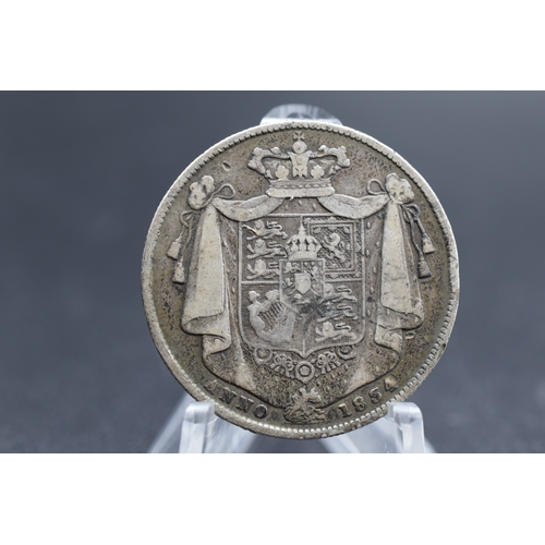 65 - Silver - William IV - Half Crown - 1834