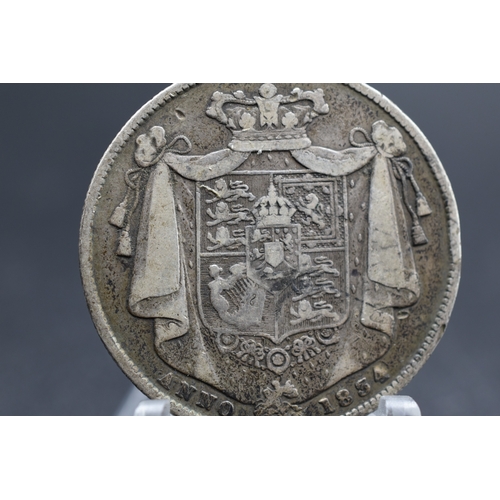 65 - Silver - William IV - Half Crown - 1834